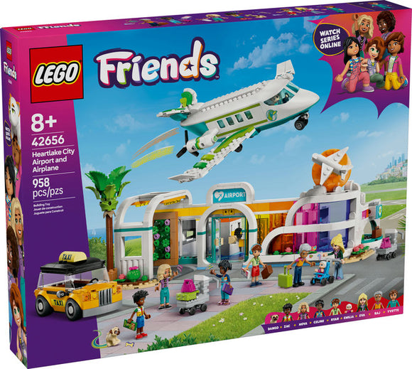 LEGO FRIENDS HEARTLAKE CITY AIRPORT AND AIRPLANE