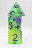 FBG DICE 7PC LUMINESCENT JELLYFISH