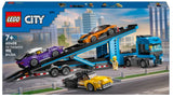 LEGO CITY CAR TRANSPORTER TRUCK W/ SPORTS CARS