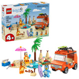 LEGO 4+ BLUEY BEACH & FAMILY CAR TRIP
