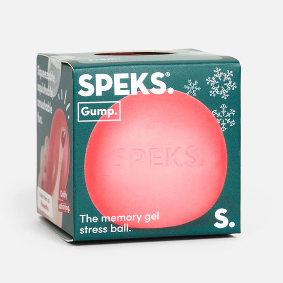 SPEKS GUMP CHRISTMAS MERRY RED STRESS BALL