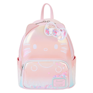 LOUNGEFLY BACKPACK SANRIO HELLO KITTY 50TH CLEAR/CUTE