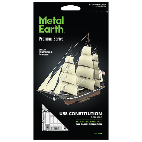 METAL EARTH PS SHIP USS CONSTITUTION