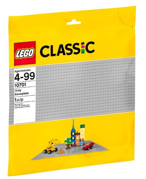 *LEGO CLASSIC BASEPLATE GRAY