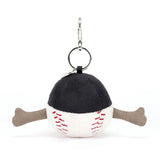 JC AMUSEABLE SPORTS BASEBALL BAG CHARM 5"