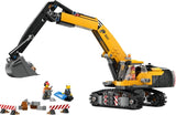 *LEGO CITY YELLOW CONSTRUCTION EXCAVATOR