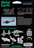 METAL EARTH MILITARY PLANE F4U CORSAIR