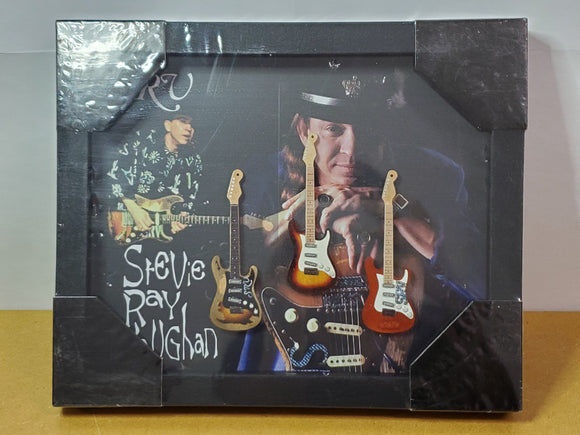 MINI GUITARS SHADOW BOX MED SQ STEVIE RAY VAUGHAN