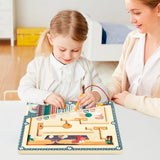 TOP BRIGHT WOODEN DINOSAUR EGG MAZE