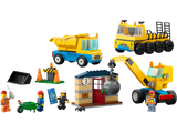 LEGO 4+ CITY CONSTRUCTION TRUCKS & WRECKING BALL CRANE