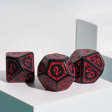 FBG DICE 7PC CRYPTIC KNOTS DRIED BLOOD