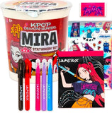 K-POP DEMON HUNTER RAMEN TUB STATIONARY SET