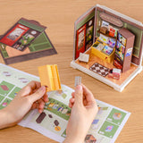 DIY DOLLHOUSE MODULAR MEMORY BOOKSTORE