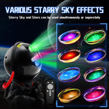ASTRONAUT NEBULA STAR PROJECTOR WITH REMOTE BLACK