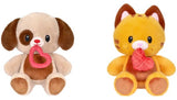 FIESTA SITTING DOG AND CAT 9.5"