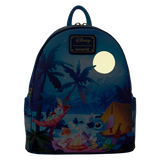 LOUNGEFLY BACKPACK DISNEY STITCH CAMPING CUTIES