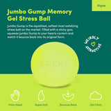 SPEKS GUMP JUMBO ALGAE YELLOW STRESS BALL