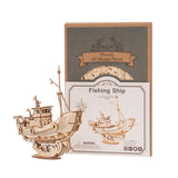 DIY MINI KIT FISHING SHIP