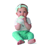 MK MUNCH MITT MINT GREEN TRIANGLES