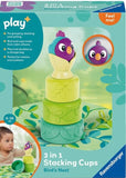 PLAYPLUS 3IN1 STACKING CUPS: BIRDS NEST
