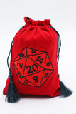 FBG DICE BAG D20 RED