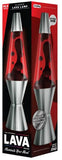 SCH LAVA LAMP 14.5" CHROME PLATED CRIMSON BLACK