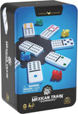 GM CARDINAL DOUBLE 12 TIN  MEXICAN TRAIN DOMINOES