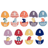 TOP BRIGHT DINOSAUR MATCHING NUMBER