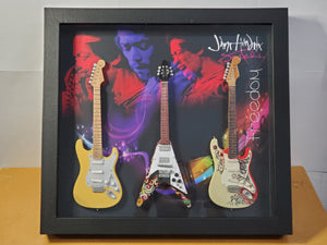 MINI GUITARS SHADOW BOX BIG40 JIMMY HENDRIX