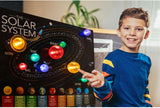 4M KIDZLAB SOLAR SYSTEM LIGHT UP POSTER