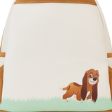 LOUNGEFLY BACKPACK DISNEY I HEART DOGS LENTICULAR