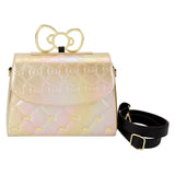 LOUNGEFLY CROSSBODY HELLO KITTY 50TH GOLD