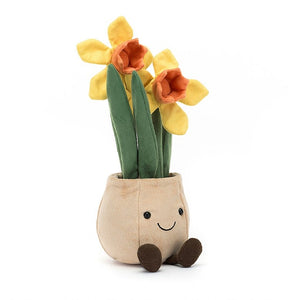 JC AMUSEABLE DAFFODIL POT 11"