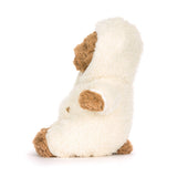 JC BARTHOLOMEW BEAR ALL-IN-ONE OUTFIT 11"