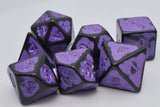 FBG DICE 7PC TIMEWORN PURPLE