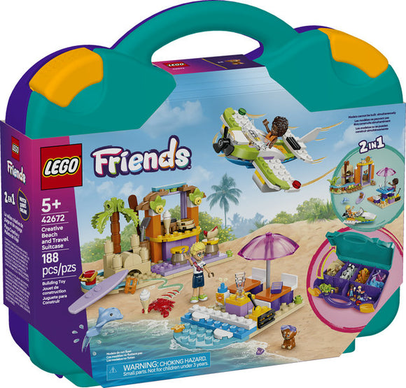 LEGO FRIENDS CREATIVE BEACH AND TRAVEL SUITCASE