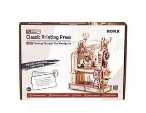 DIY MECHANICAL CLASSIC PRINTING PRESS