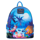 LOUNGEFLY BACKPACK DISNEY STITCH CAMPING CUTIES