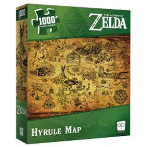 PZ OP 1000 LEGEND OF ZELDA HYRULE MAP