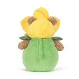 JC BARTHOLOMEW BEAR DAFFODIL OUTFIT 11"