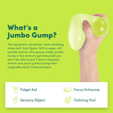 SPEKS GUMP JUMBO ALGAE YELLOW STRESS BALL