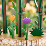DIY MINI FLOWER KIT PINK CARNATIONS WITH LIGHTS