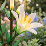 DIY MINI FLOWER KIT WHITE AND PINK LILIES WITH LIGHTS
