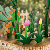 DIY MINI FLOWER KIT RED ROSES WITH LIGHTS