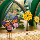 DIY MINI FLOWER KIT PURPLE ORCHID WITH LIGHTS