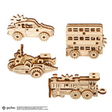 UGEARS DIY HARRY POTTER MAGICAL VEHICLES