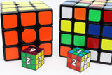 FBG DICE 8PC METAL PUZZLE CUBE MIDNIGHT