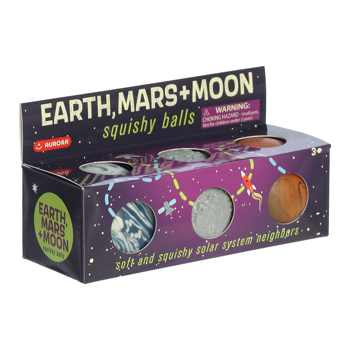 GALACTIC STRESS BALLS EARTH MOON AND MARS – The Discovery Hut