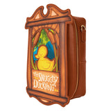 LOUNGEFLY CROSSBODY DISNEY RAPUNZEL SNUGGLY DUCKLING SIGN