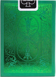 BICYCLE CARDS METALLUXE GREEN